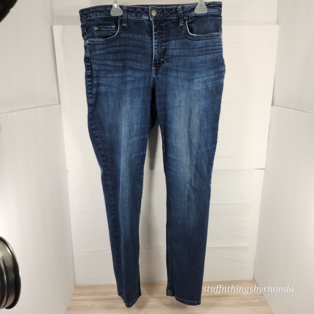 Womens Lee Riders Midrise Straight Jeans Size 14M / 36"x30" - Picture 2 of 5